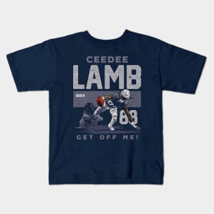 CeeDee Lamb Dallas Get Off Me Kids T-Shirt